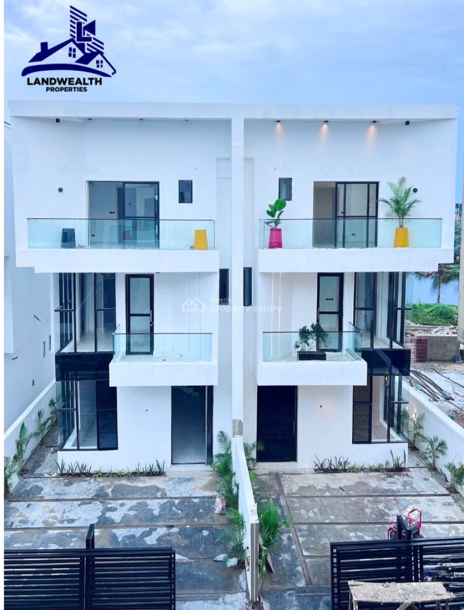 Contemporary 4 Bedrooms Semi-detached Duplexes with Bq, Orchid, Lekki, Lagos, Semi-detached Duplex for Sale