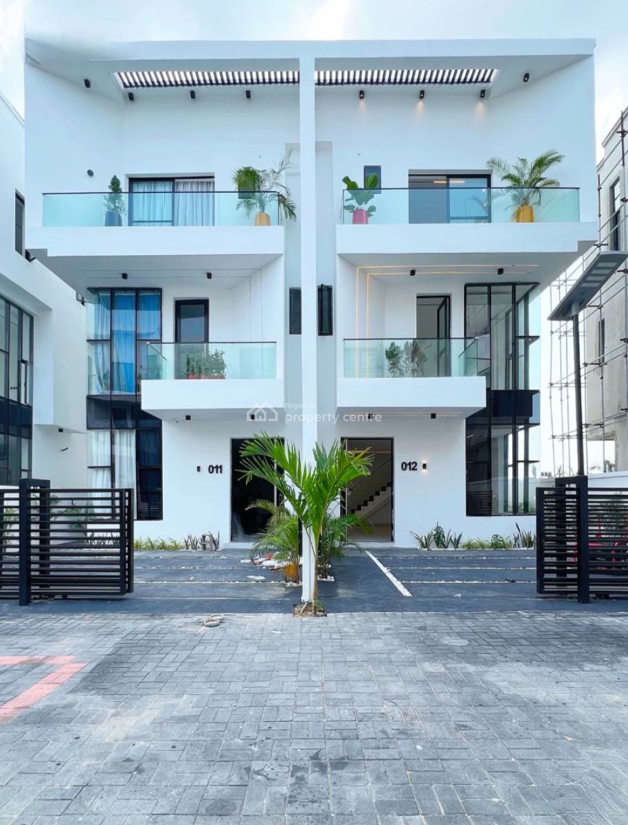 Contemporary 4 Bedrooms Semi-detached Duplexes with Bq, Orchid, Lekki, Lagos, Semi-detached Duplex for Sale