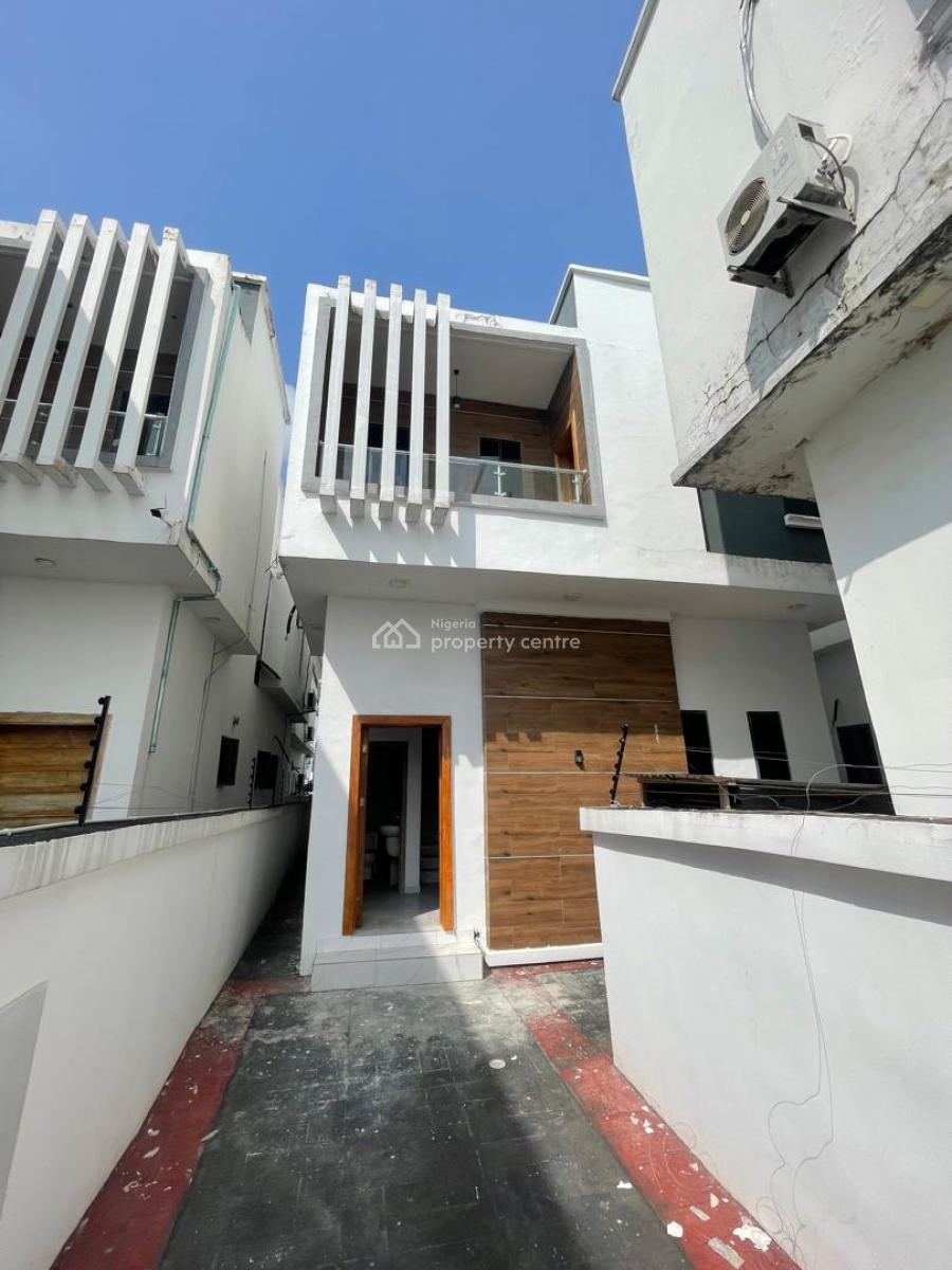 Luxury 4 Bedrooms Semi Detached Duplex with Excellent Facilities, Chevron, Lekki, Lagos, Semi-detached Duplex for Rent