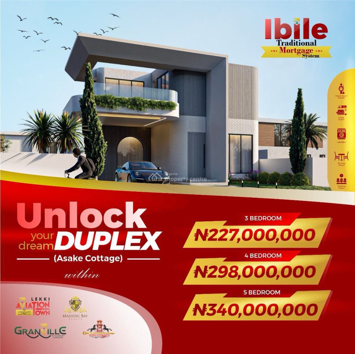 Brand New 3bedroom Terrace Duplex on Mortgage Payment Plan, Ibeju Lekki, Ajah, Lagos, Terraced Duplex for Sale