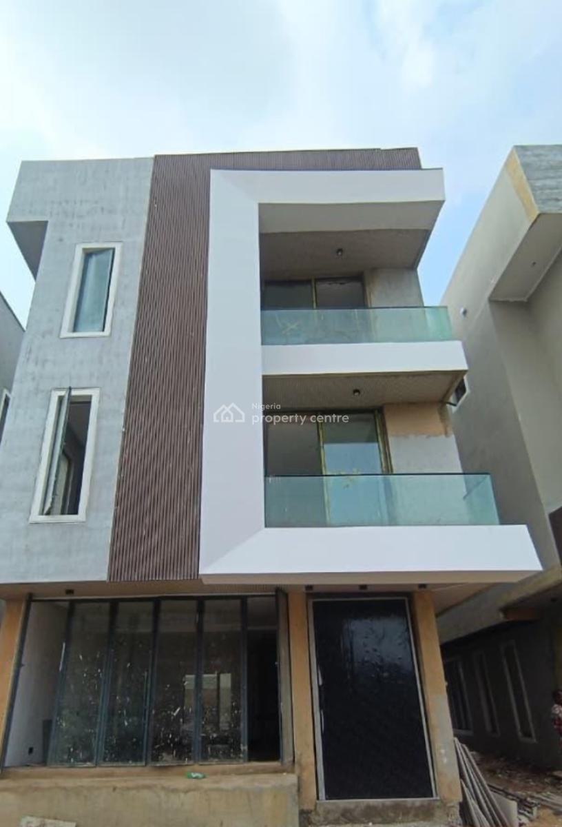 5bedroom on 2floors   with Study and  Bq, Bode Olajumoke Street, Parkview, Ikoyi, Lagos, Semi-detached Duplex for Sale