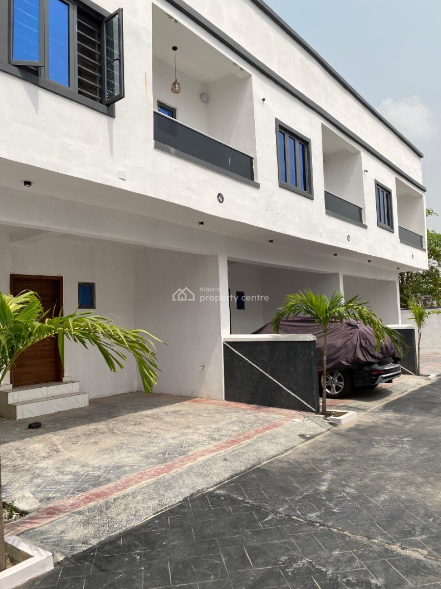Brand New Luxury 4bedroom Duplex with 24hours Light Secured Estate, 23 Green Court Estate Close to Abraham Adesanya Ajah Lekki, Ajah, Lagos, Terraced Duplex for Rent