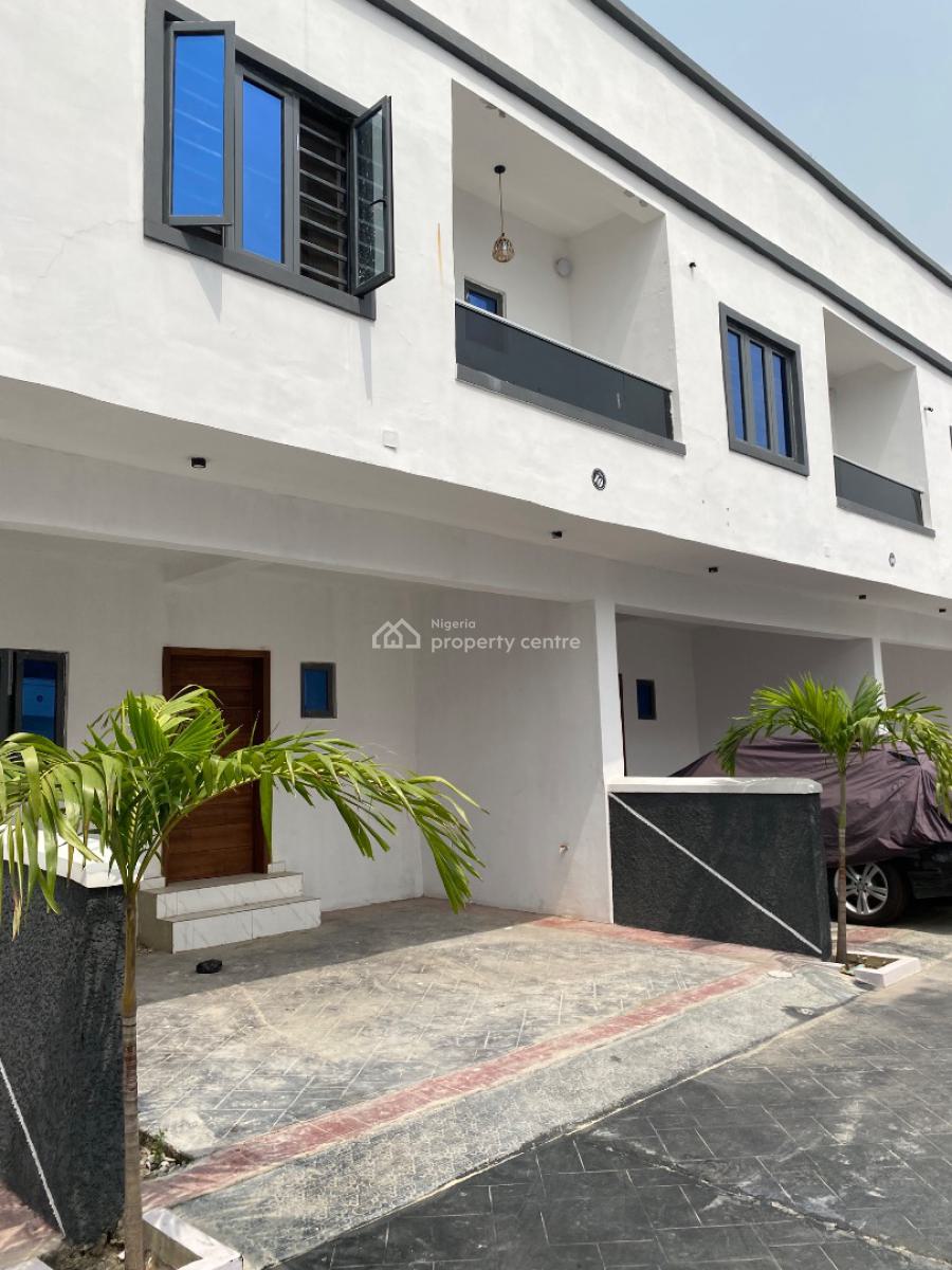 Brand New Luxury 4bedroom Duplex with 24hours Light Secured Estate, 23 Green Court Estate Close to Abraham Adesanya Ajah Lekki, Ajah, Lagos, Terraced Duplex for Rent
