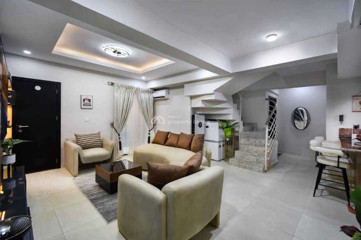 Tastefully Finished 3 Bedroom Maisonette Penthouse, Creek Lane Estate, Behind Pinnock Beach Estate, Osapa, Lekki, Lagos, Flat / Apartment Short Let