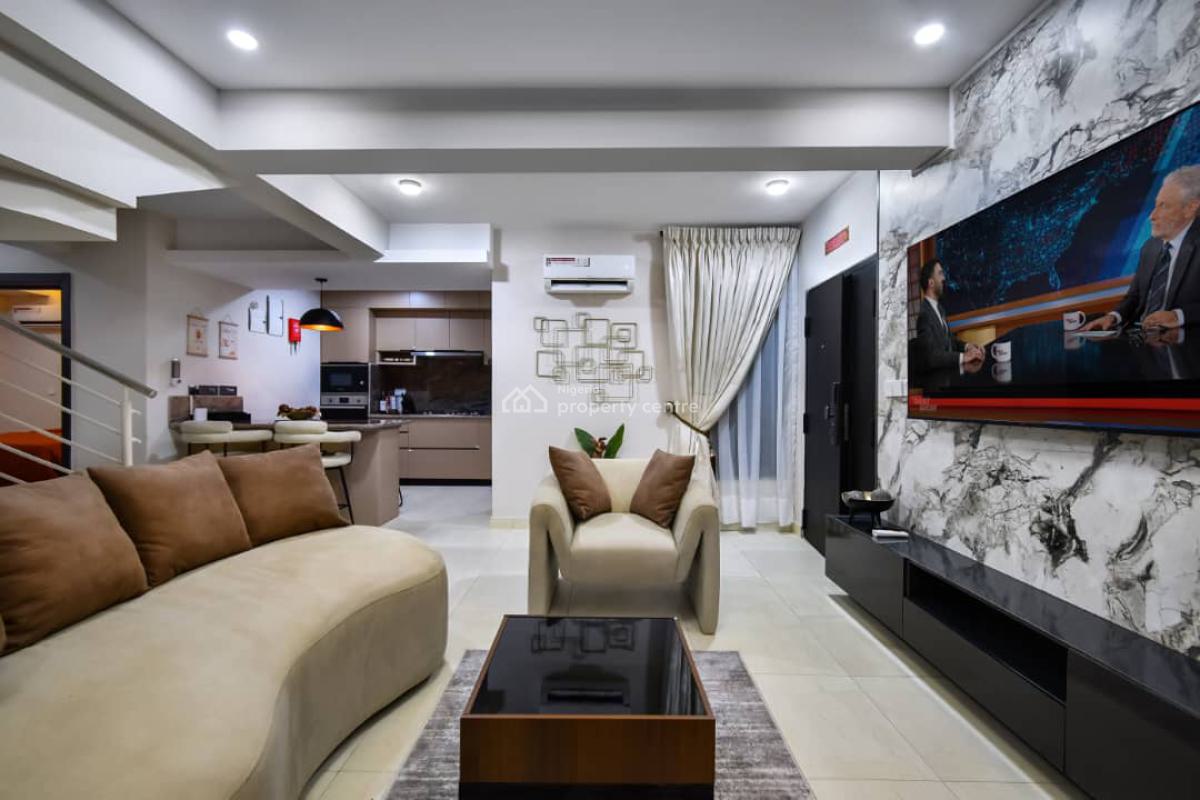 Tastefully Finished 3 Bedroom Maisonette Penthouse, Creek Lane Estate, Behind Pinnock Beach Estate, Osapa, Lekki, Lagos, Flat / Apartment Short Let