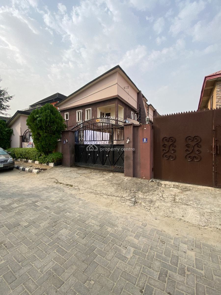 Clean 3bedroom Terrace Duplex, Gated Estate By Blenco Supermarket, Sangotedo, Ajah, Lagos, Terraced Duplex for Rent