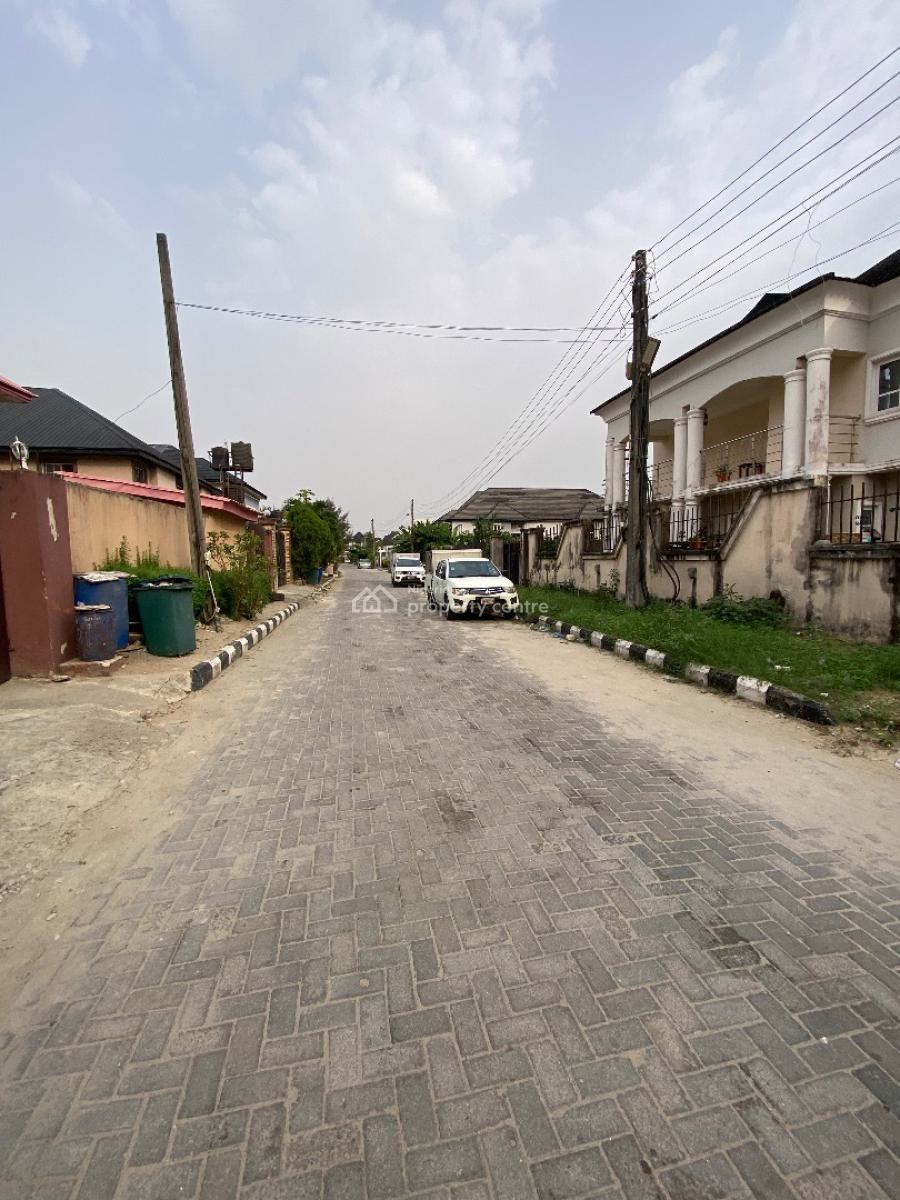 Clean 3bedroom Terrace Duplex, Gated Estate By Blenco Supermarket, Sangotedo, Ajah, Lagos, Terraced Duplex for Rent