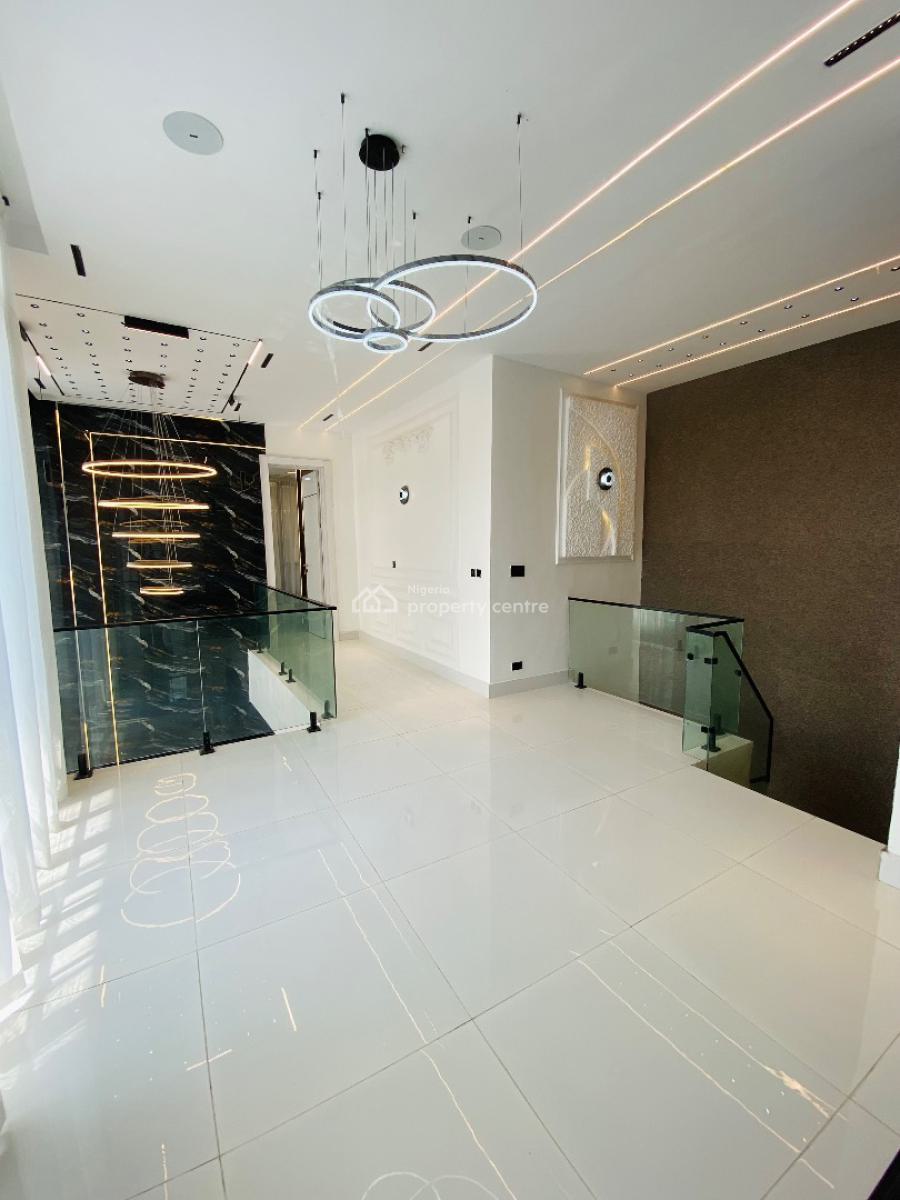 Exquisite 5-bedroom Detached Home with Bq, Gym & Swimming Pool, Chevron, Lekki, Lagos, Detached Duplex for Sale