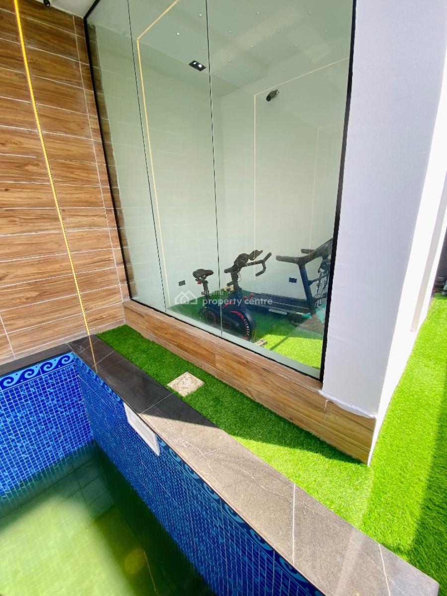 Exquisite 5-bedroom Detached Home with Bq, Gym & Swimming Pool, Chevron, Lekki, Lagos, Detached Duplex for Sale