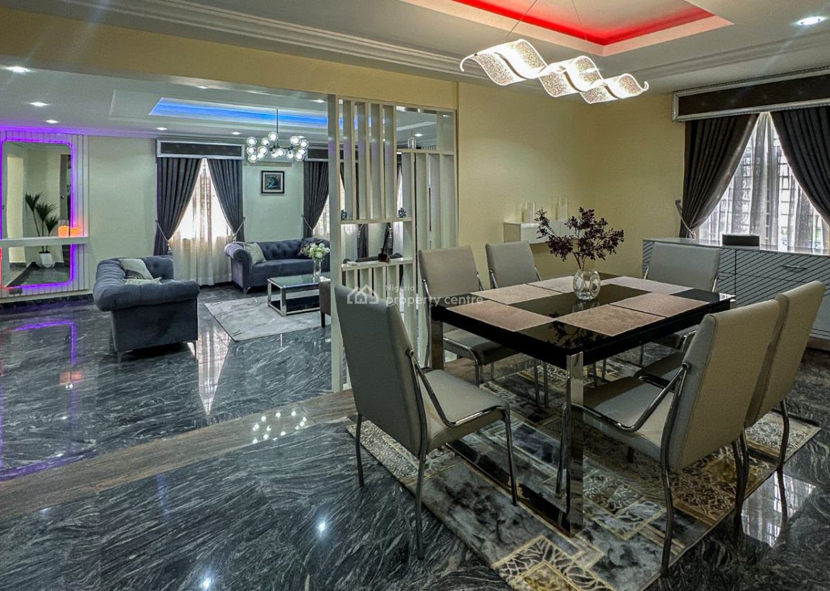 Serviced and Furnished 5 Bedroom Apartment, Asokoro District, Abuja, Semi-detached Duplex for Rent