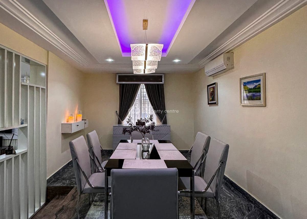 Serviced and Furnished 5 Bedroom Apartment, Asokoro District, Abuja, Semi-detached Duplex for Rent