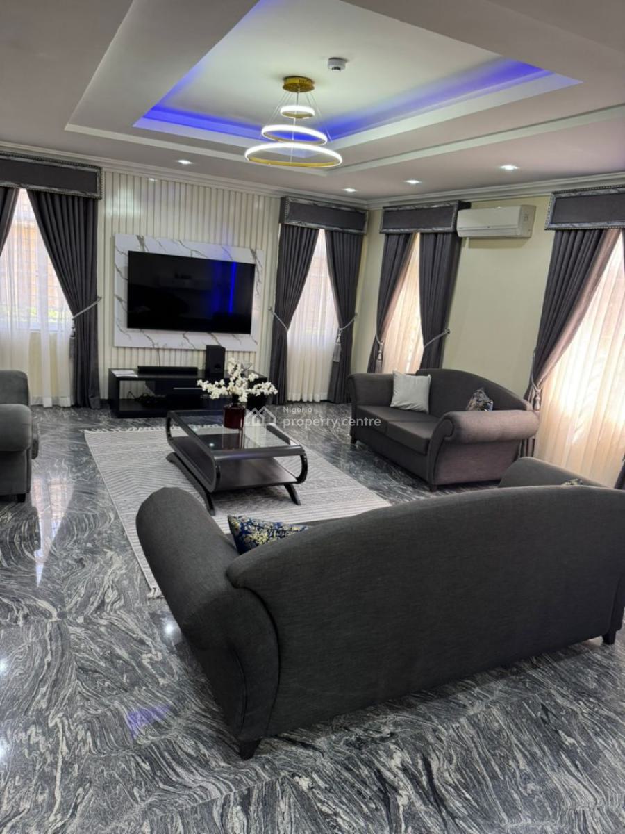 Serviced and Furnished 5 Bedroom Apartment, Asokoro District, Abuja, Semi-detached Duplex for Rent