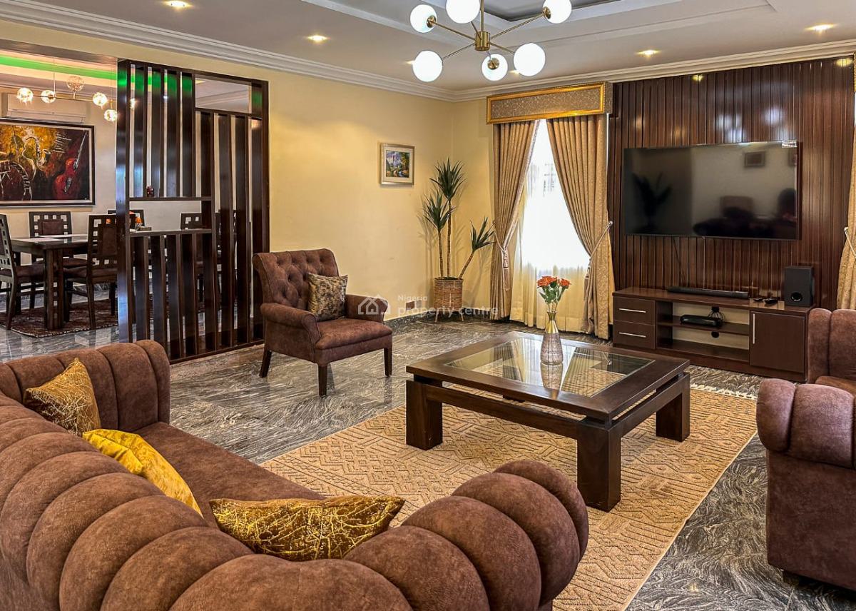 Serviced and Furnished 5 Bedroom Apartment, Asokoro District, Abuja, Semi-detached Duplex for Rent