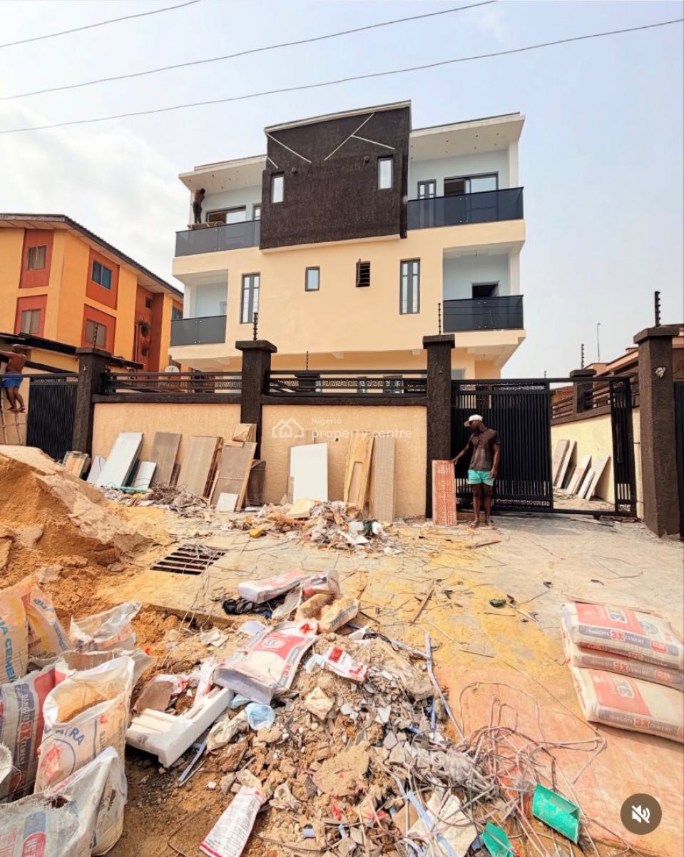 Newly Built 4 Bedroom Semi Detached Duplex with Bq, Ogba, Ikeja, Lagos, Semi-detached Duplex for Sale