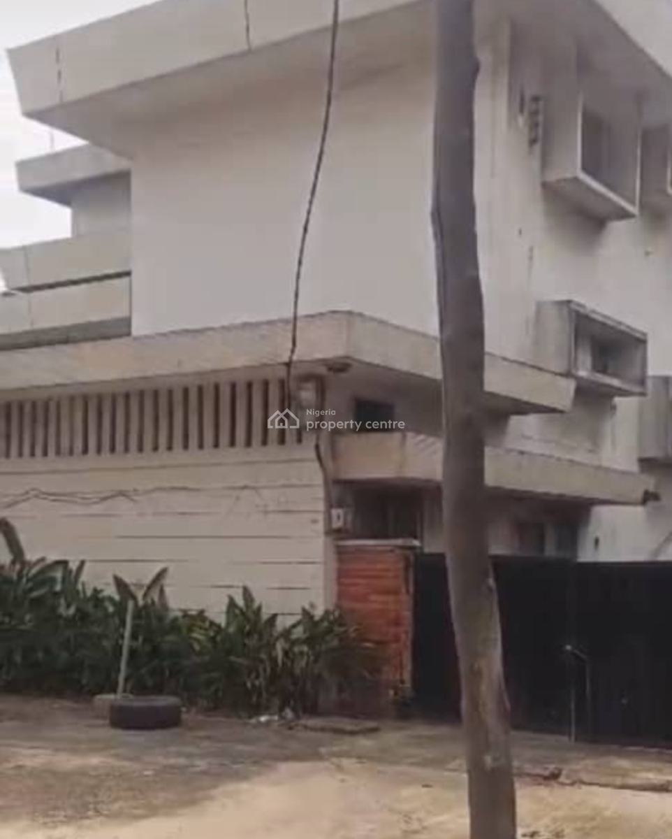 Waterfront 3 Plots of Land with 10 Bed Detached Hous & 7 Bedroom, Apapa Off Creek Rd, Apapa, Lagos, Detached Duplex for Sale