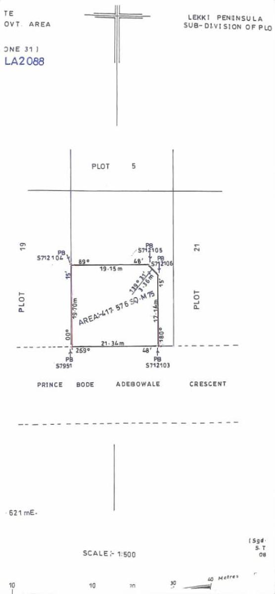 417 Sqm of Land (with Demolishable Structure), Lekki Phase 1, Lekki, Lagos, Residential Land for Sale