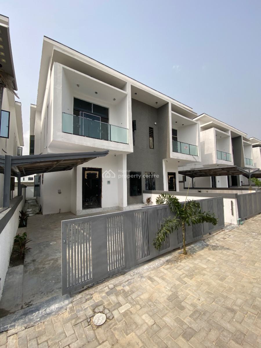 Newly Built 4 Bedroom Duplex in a Mini Estate, Orchid Road, Lekki, Lagos, Semi-detached Duplex for Sale