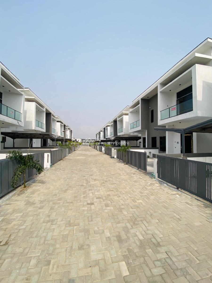 Newly Built 4 Bedroom Duplex in a Mini Estate, Orchid Road, Lekki, Lagos, Semi-detached Duplex for Sale