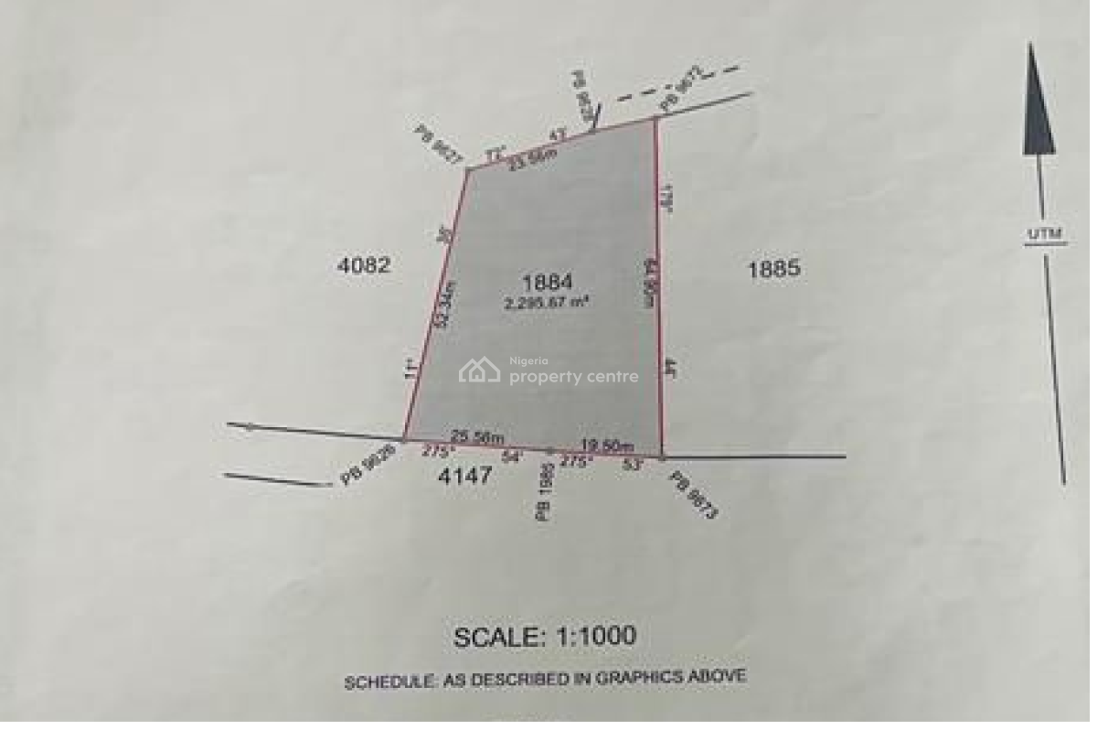 2,295 Sqm Land, Asokoro District, Abuja, Commercial Land for Sale