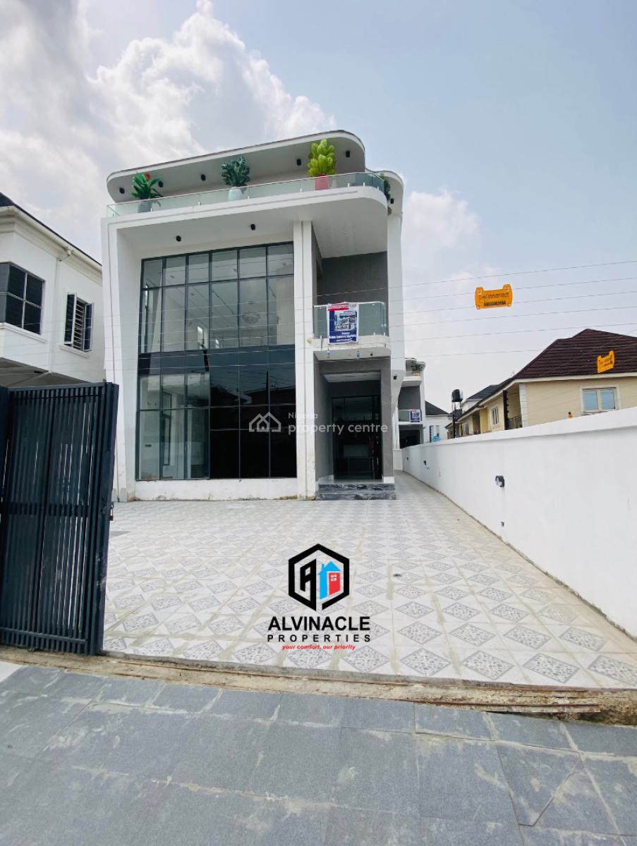 Newly Built 5 Bedroom Contemporary Smart Duplex, Chevron Toll Gate, Lekki, Lagos, Detached Duplex for Sale