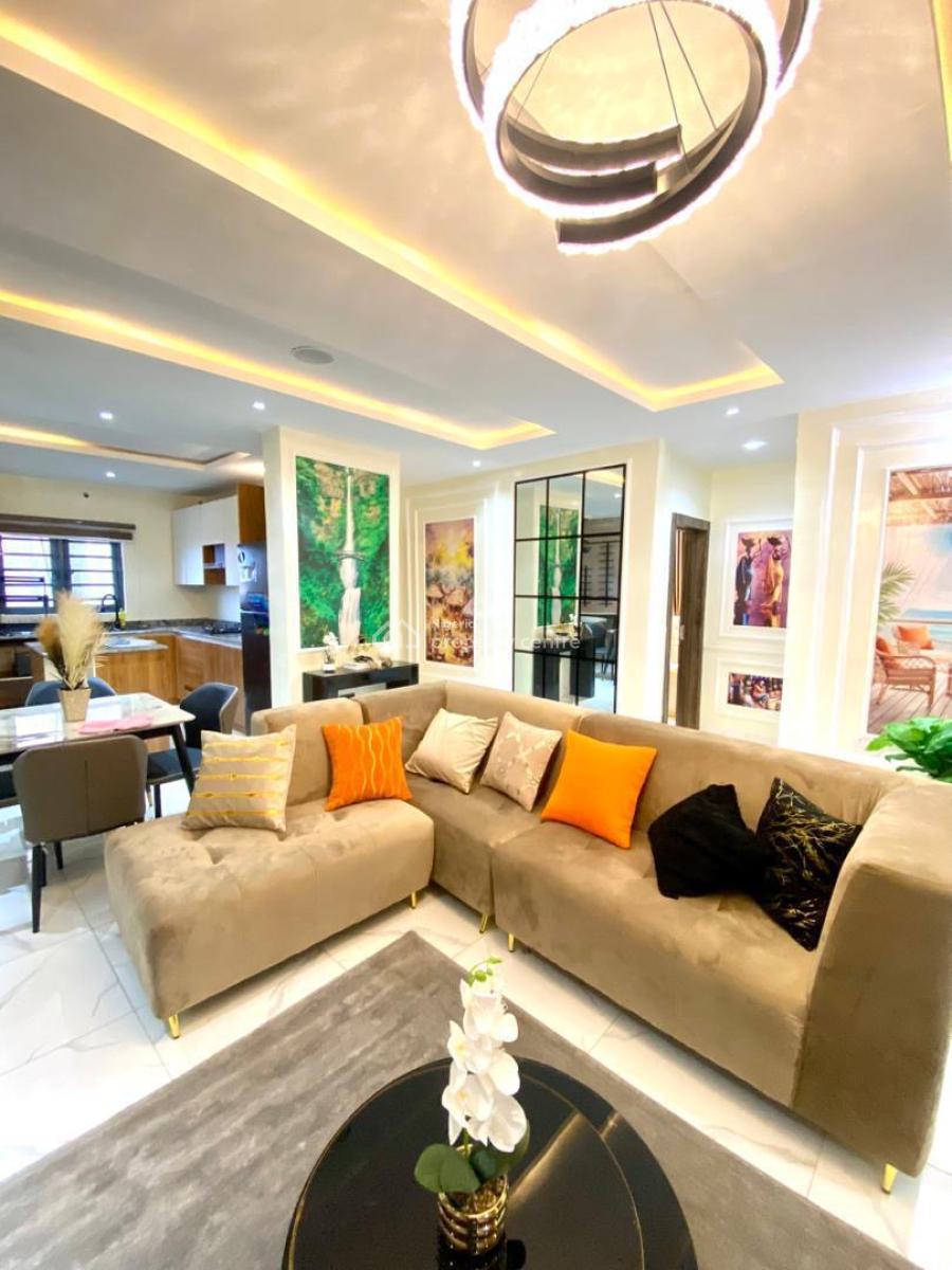 3bedroom Serviced Apartment with Smart Lock, in Aguda Surulere per Day, Oladimeji Street, Surulere, Lagos, Flat / Apartment for Rent