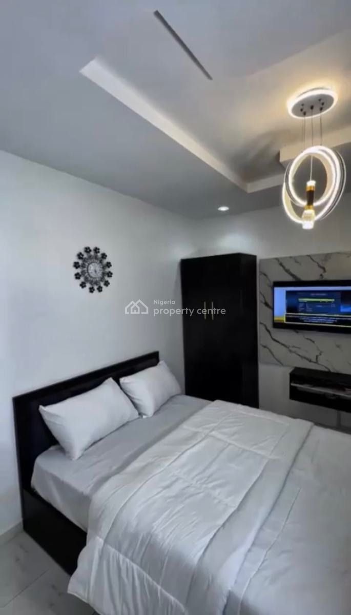 a Fully Furnished Studio Apartment with Fridge, Bed, Tv and Others, Fola Agoro, Yaba, Lagos, Self Contain (single Rooms) for Rent