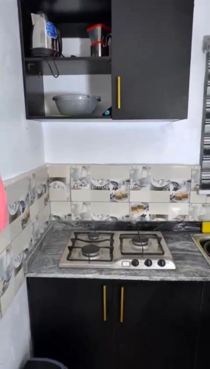 a Fully Furnished Studio Apartment with Fridge, Bed, Tv and Others, Fola Agoro, Yaba, Lagos, Self Contain (single Rooms) for Rent