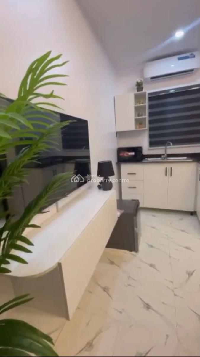 a Furnished Self Contain with Netflix, 24 Hrs Electricity & Others, Pedro, Gbagada, Lagos, Self Contain (single Rooms) for Rent