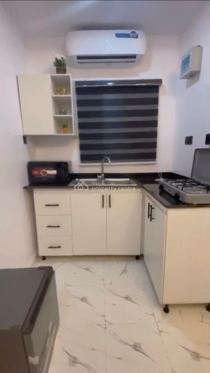 a Furnished Self Contain with Netflix, 24 Hrs Electricity & Others, Pedro, Gbagada, Lagos, Self Contain (single Rooms) for Rent