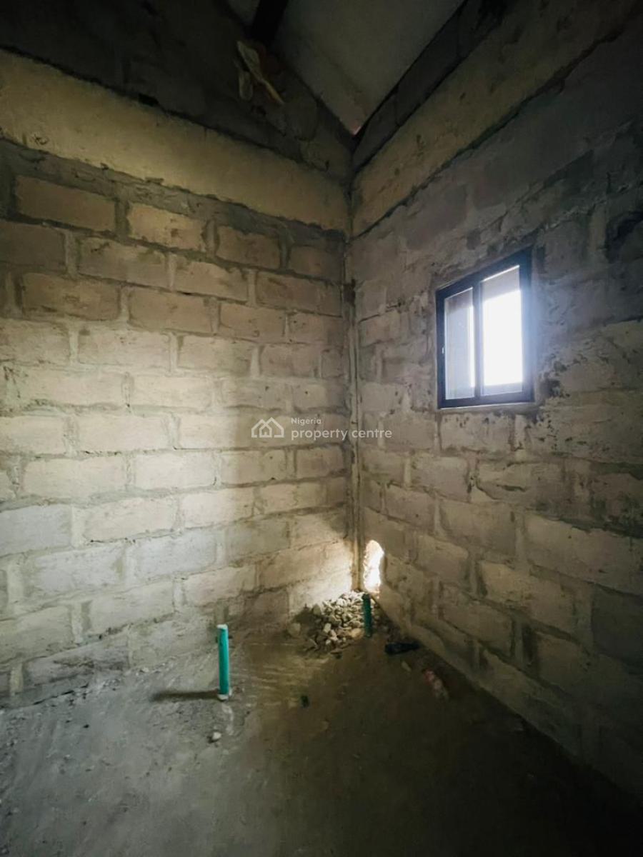 Top Quality 4 Bedroom Terrace Duplex in a Secured Estate (carcass), Gbagada, Lagos, Terraced Duplex for Sale