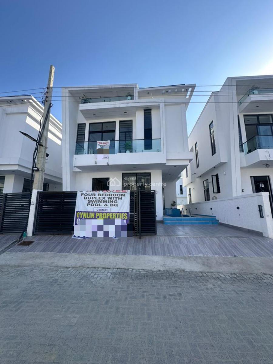 4 Bedroom Fully Detached Duplex with Bq and Pool, Ajah, Lagos, Detached Duplex for Sale