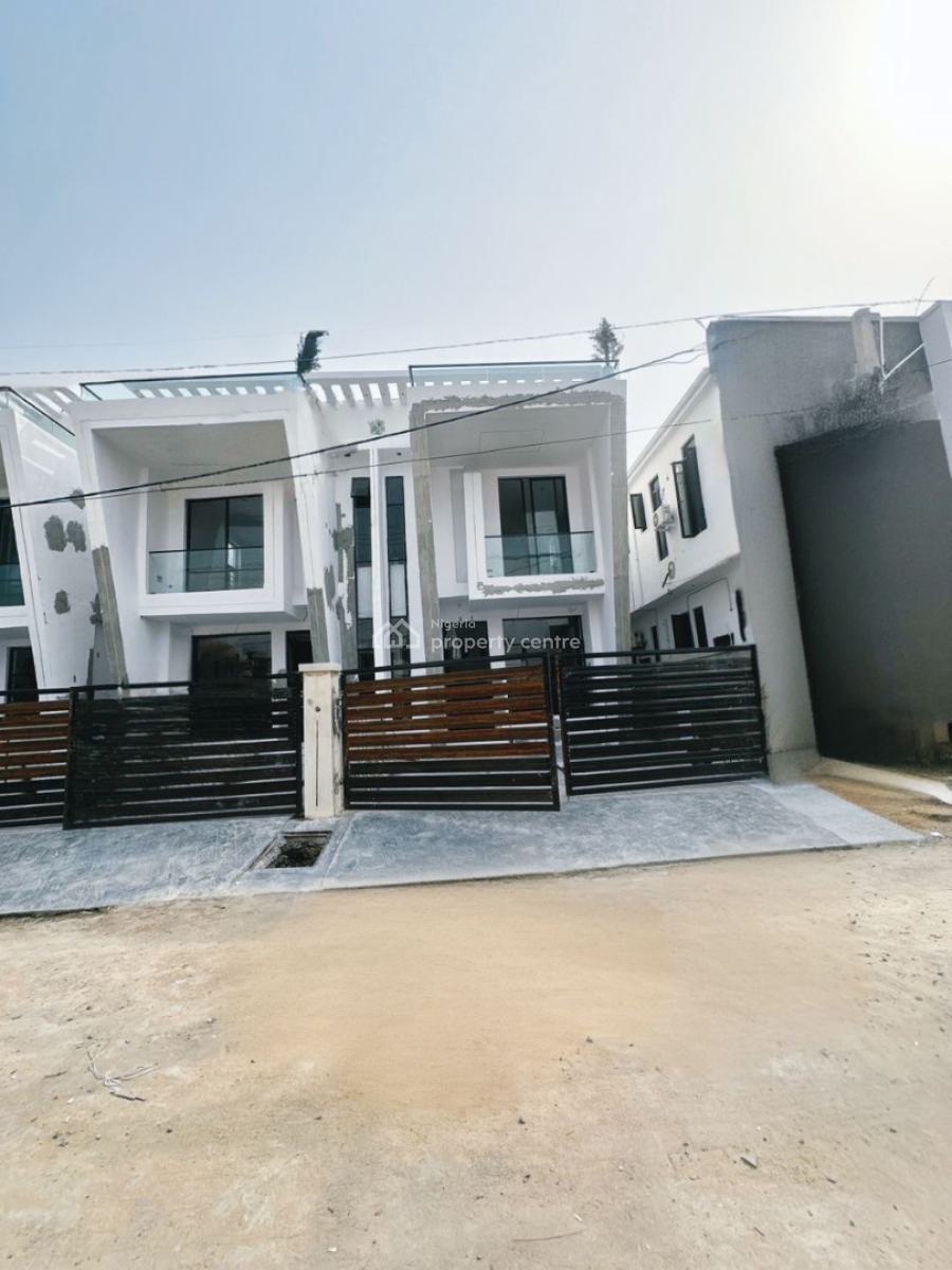 Spaciously Built 4bedroom Semi Detached Duplex with Dupex with Bq, Ikota ,lekki,lagos , Nigeria, Ikota, Lekki, Lagos, Semi-detached Duplex for Sale
