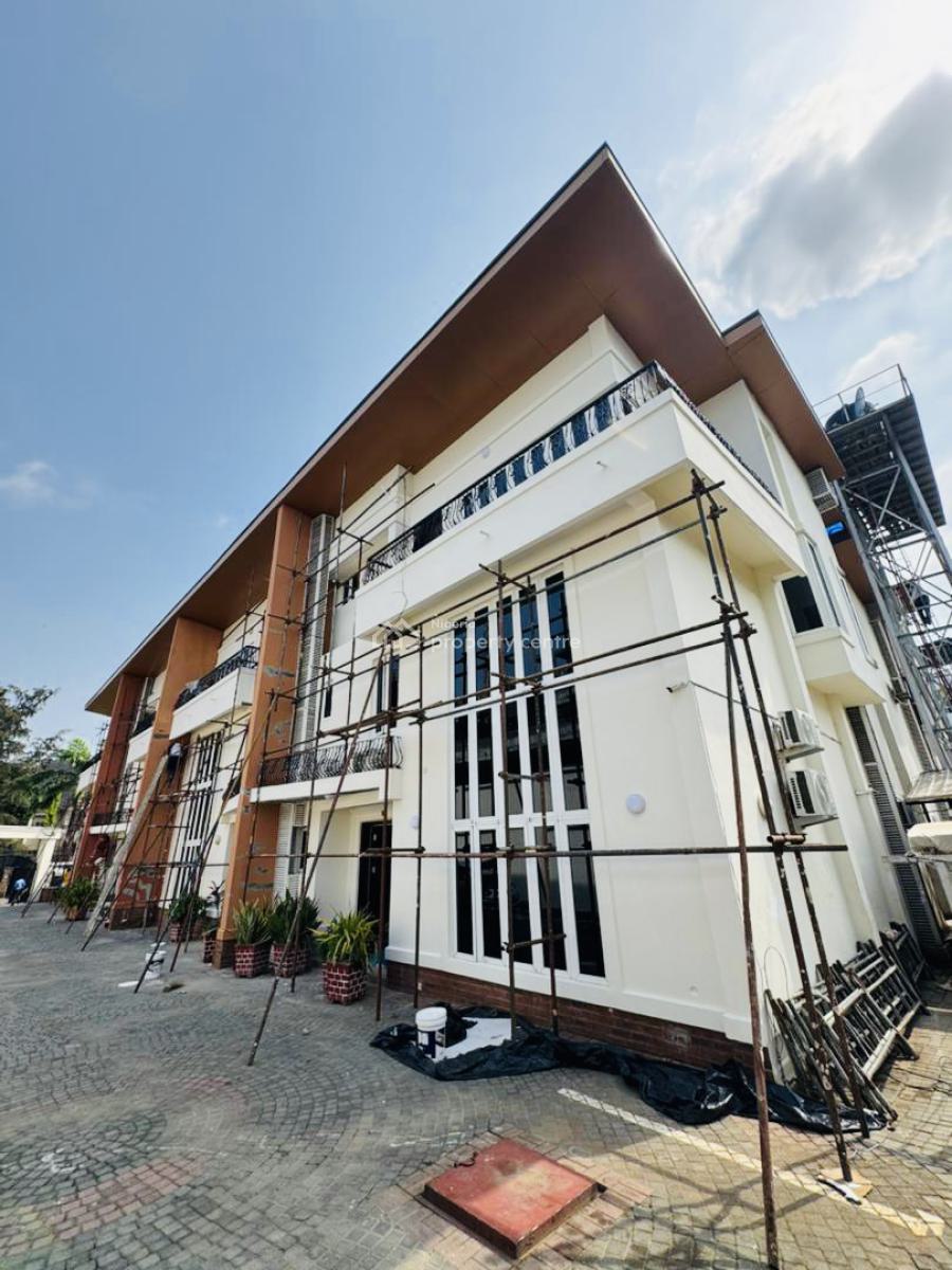 Exquisite 5 Bedroom Terrace Duplex with Bq, Banana Island, Ikoyi, Lagos, Terraced Duplex for Rent