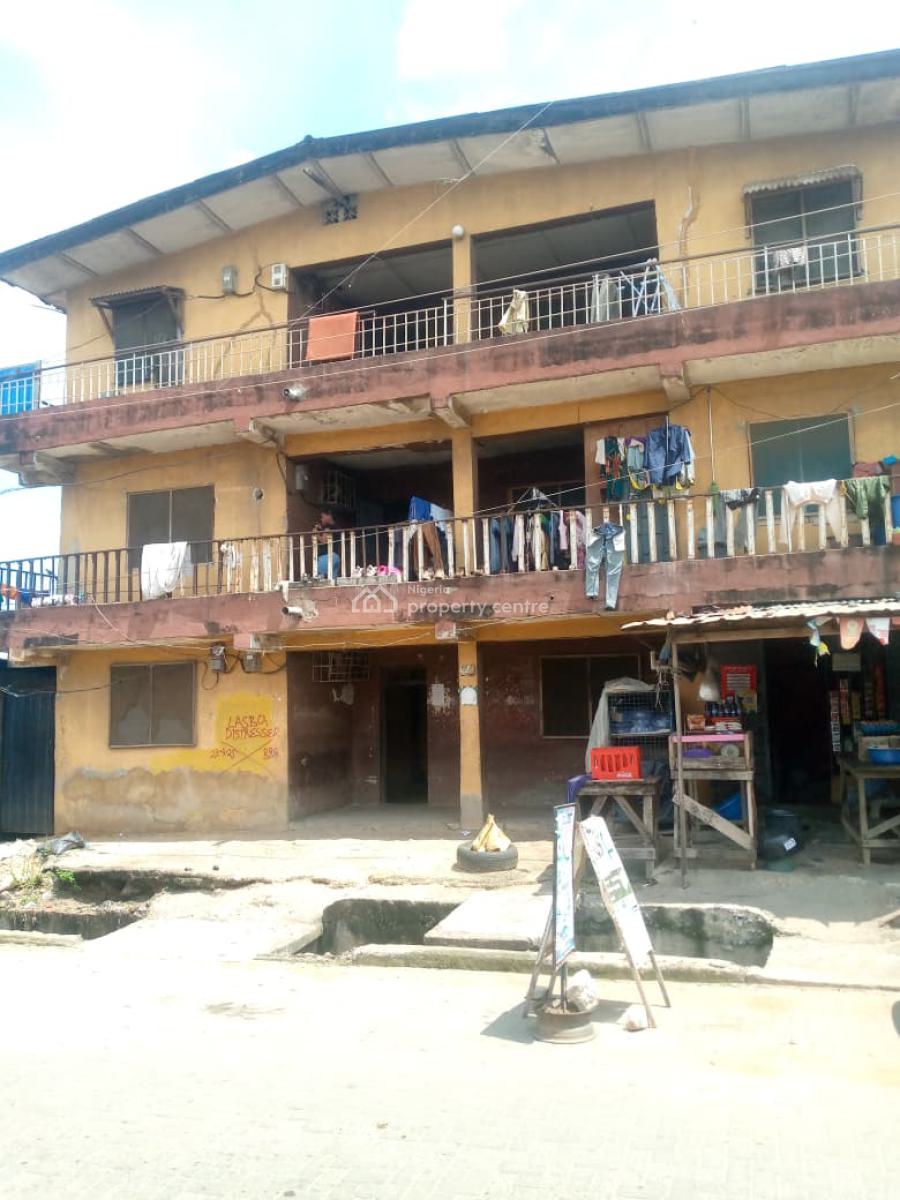 34 Rooms 2 Story Building in a Very Good Location, Kukoyi Street, Ilaje Opposite Majok Petrol Station, Bariga, Shomolu, Lagos, House for Sale