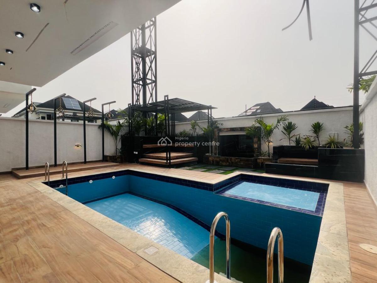Luxury 6 Bedroom Fully Detached Duplex with Swimming Pool, Gym & Cinem, Chevron, Lekki, Lagos, Detached Duplex for Sale