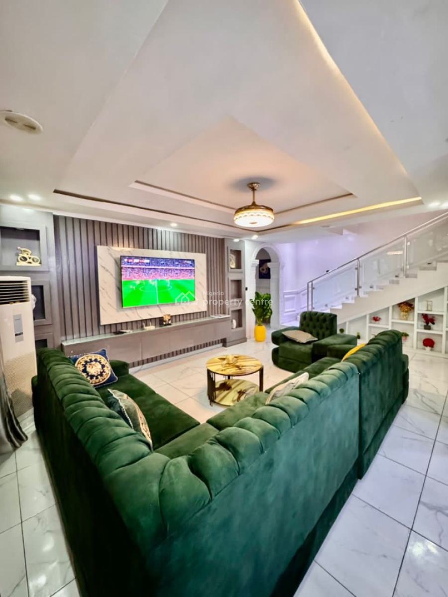 5 Bedroom Semi Detached Duplex with  Ps5, Snooker, Soccer Pitch, Pool, New Horizon 2 Estate By Meadow Hall, Ikate, Lekki, Lagos, Semi-detached Duplex for Rent