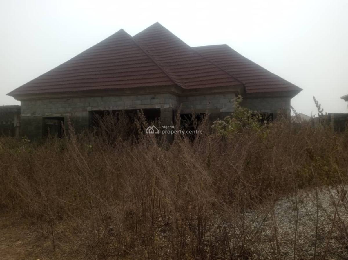 Well Located Uncompleted 3-bedroom Detached Bungalow, Abegyi Estate, Bwari, Abuja, Detached Bungalow for Sale