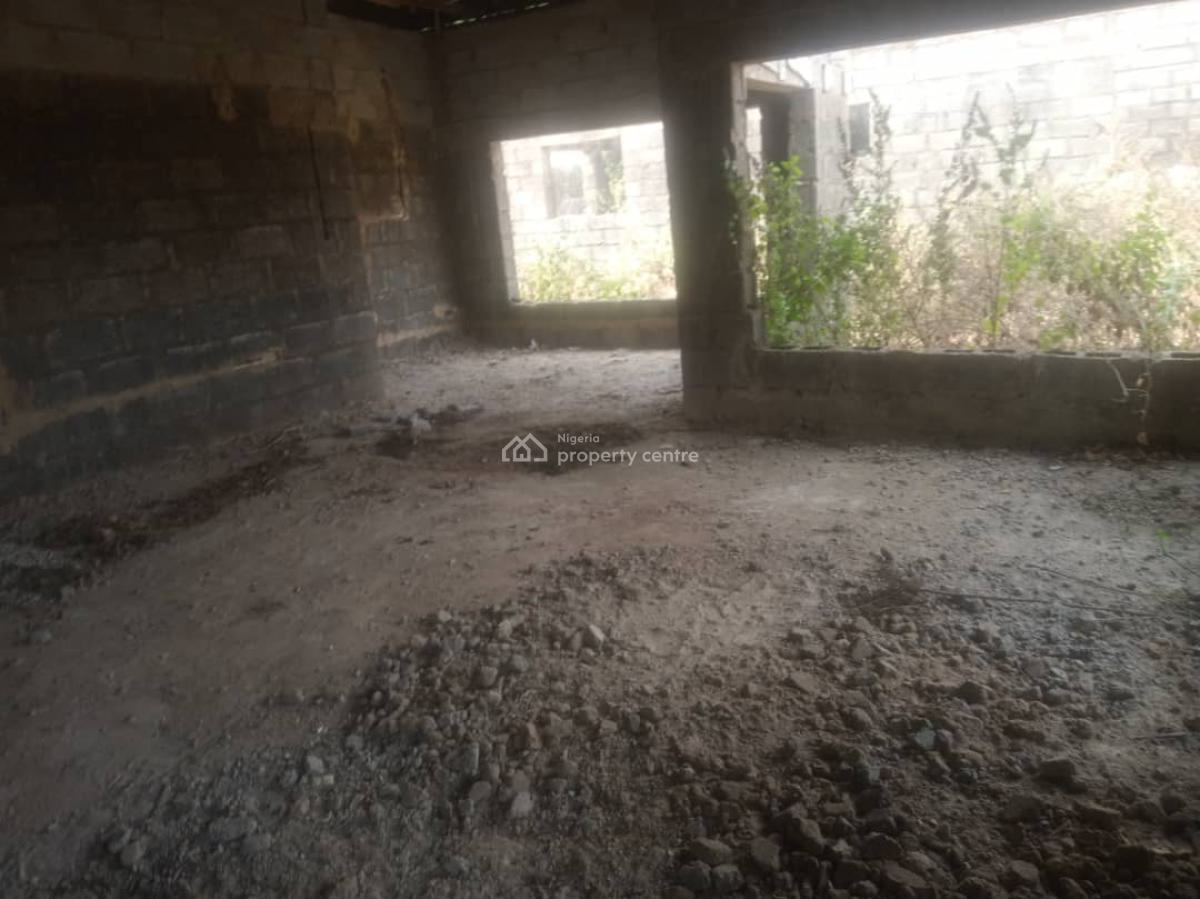Well Located Uncompleted 3-bedroom Detached Bungalow, Abegyi Estate, Bwari, Abuja, Detached Bungalow for Sale