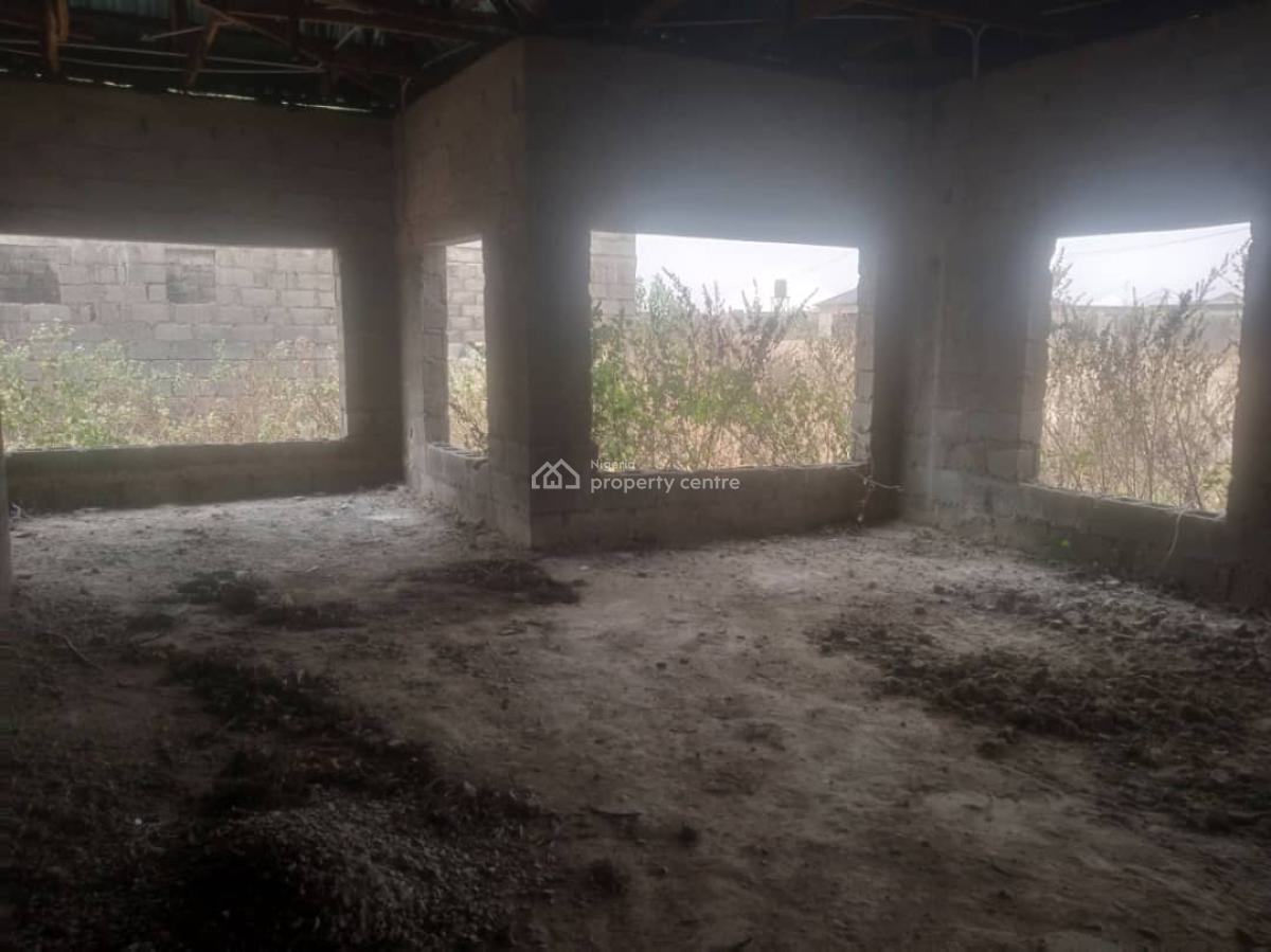 Well Located Uncompleted 3-bedroom Detached Bungalow, Abegyi Estate, Bwari, Abuja, Detached Bungalow for Sale