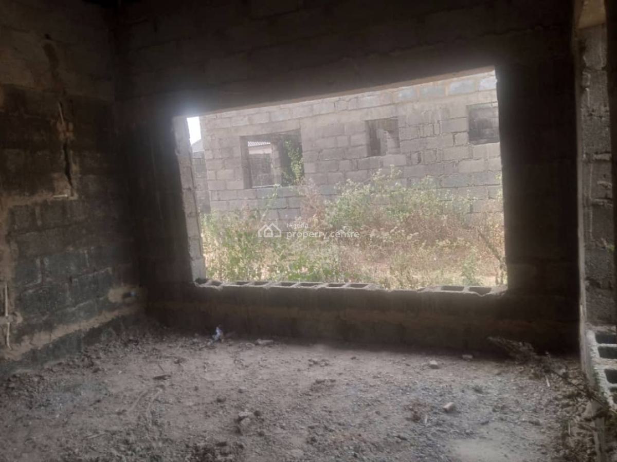 Well Located Uncompleted 3-bedroom Detached Bungalow, Abegyi Estate, Bwari, Abuja, Detached Bungalow for Sale