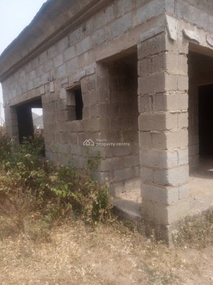 Well Located Uncompleted 3-bedroom Detached Bungalow, Abegyi Estate, Bwari, Abuja, Detached Bungalow for Sale