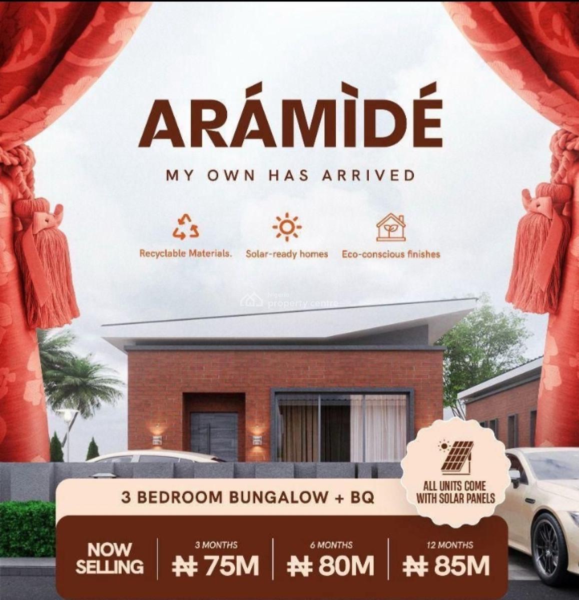 Luxury 3 Bedroom Fully Detached Bungalows +bq, Aiyetoro Ibeju-lekki, Ibeju Lekki, Lagos, Detached Bungalow for Sale