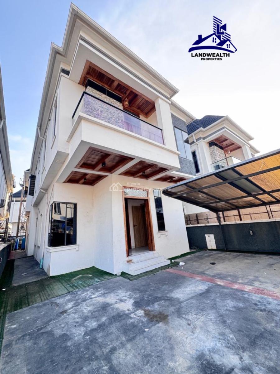 Spacious 4 Bedroom Fully Detached Duplex with Bq, Ikota, Lekki, Lagos, Detached Duplex for Rent