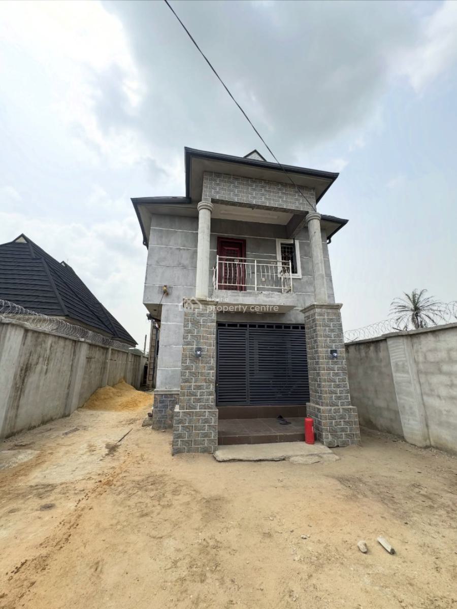 3 Bedroom Detached Duplex Wt Self-contain Bq, Off Eneka Road, Eneka, Port Harcourt, Rivers, Detached Duplex for Sale