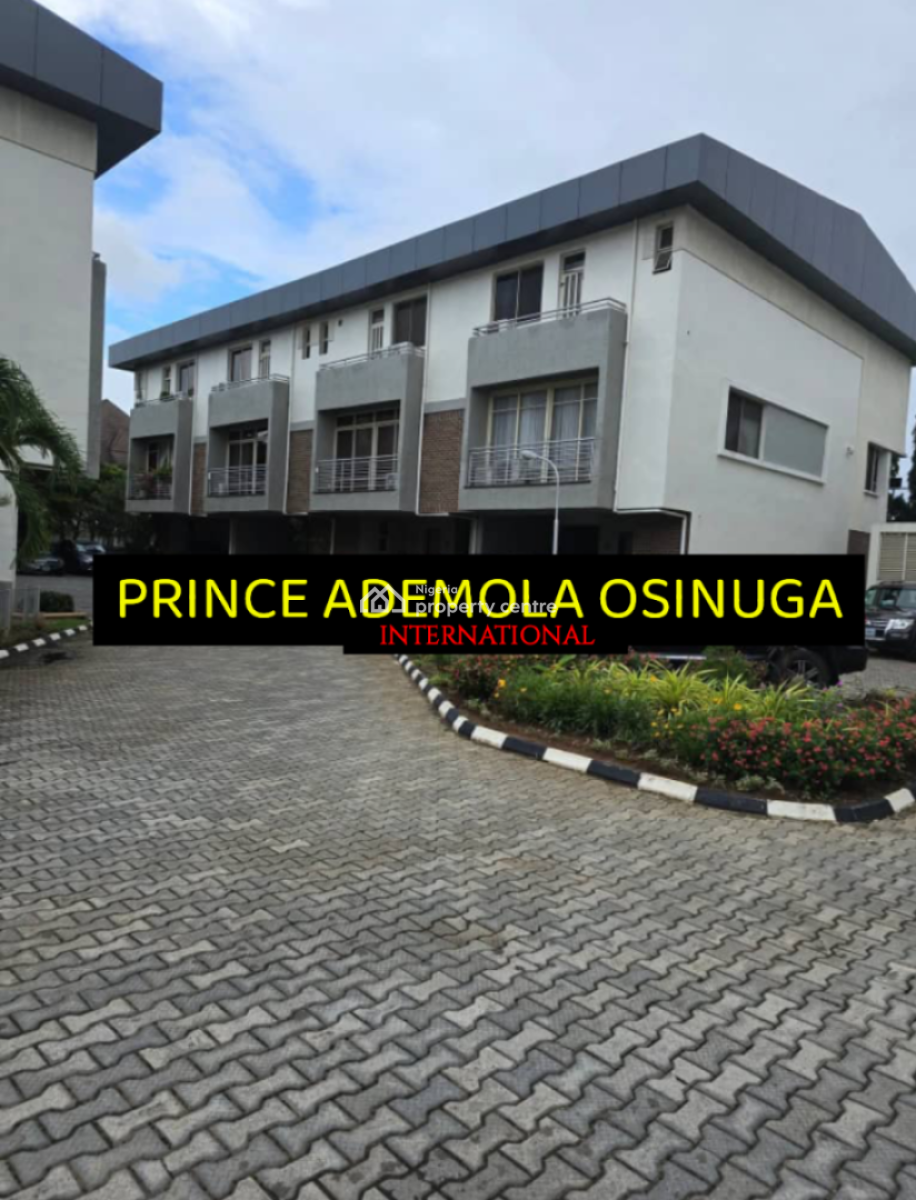 Premium 4 Bedroom Terrace House +garage+bq+pool+gym, Banana Island Estate, Ikoyi, Lagos, Terraced Duplex for Rent