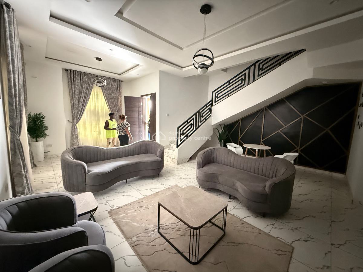 4 Bedroom Semi Detached Duplex with Bq, Lekki Scheme 2 Estate After Con Oil, Ogombo, Ajah, Lagos, Semi-detached Duplex for Rent