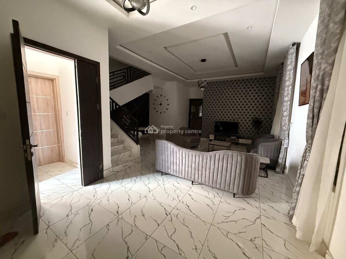 4 Bedroom Semi Detached Duplex with Bq, Lekki Scheme 2 Estate After Con Oil, Ogombo, Ajah, Lagos, Semi-detached Duplex for Rent