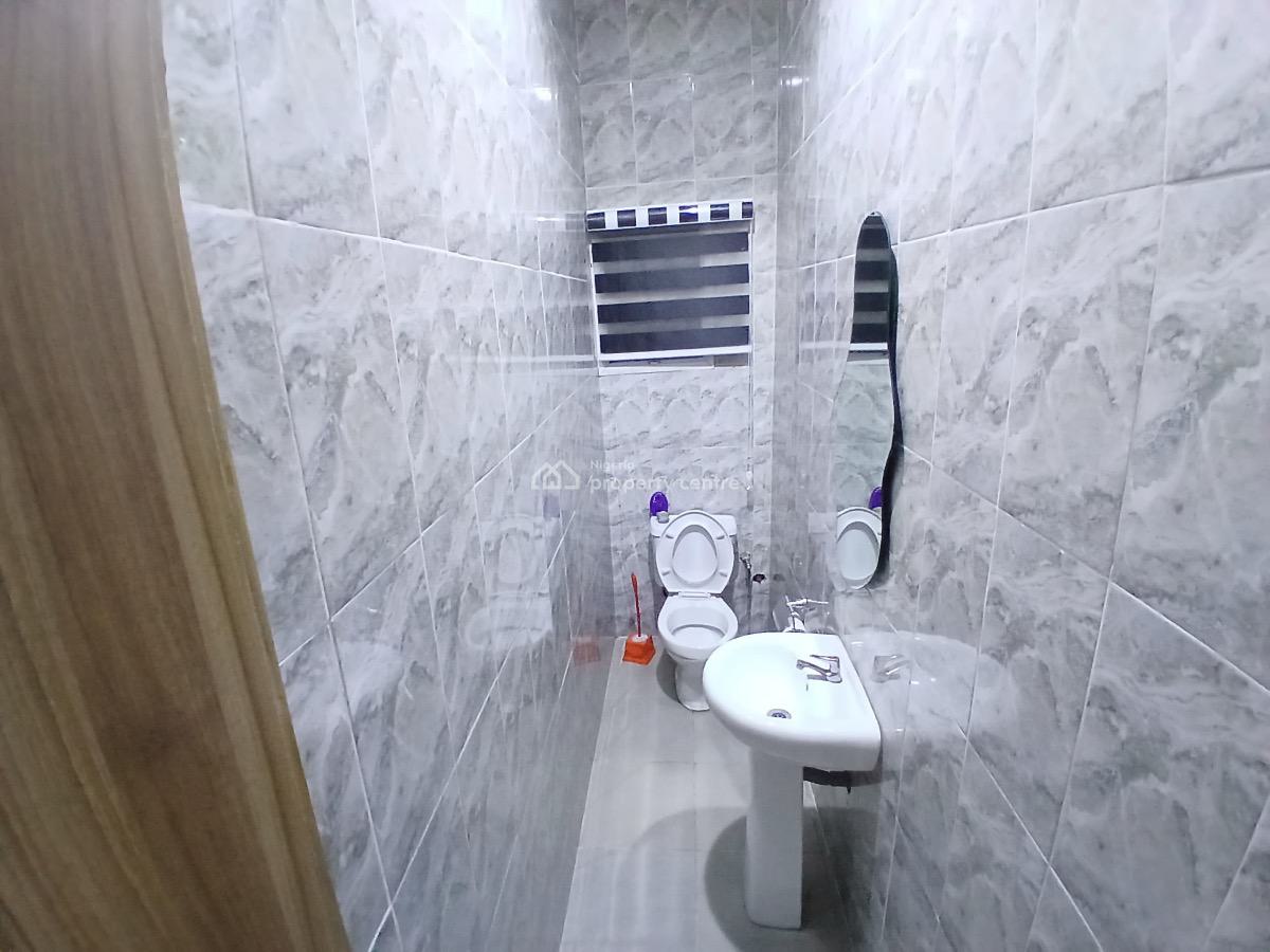 Fully Serviced and Furnished 3bedroom Apartment with Bq & Solar Invert, Agungi, Lekki, Lagos, Flat / Apartment for Rent