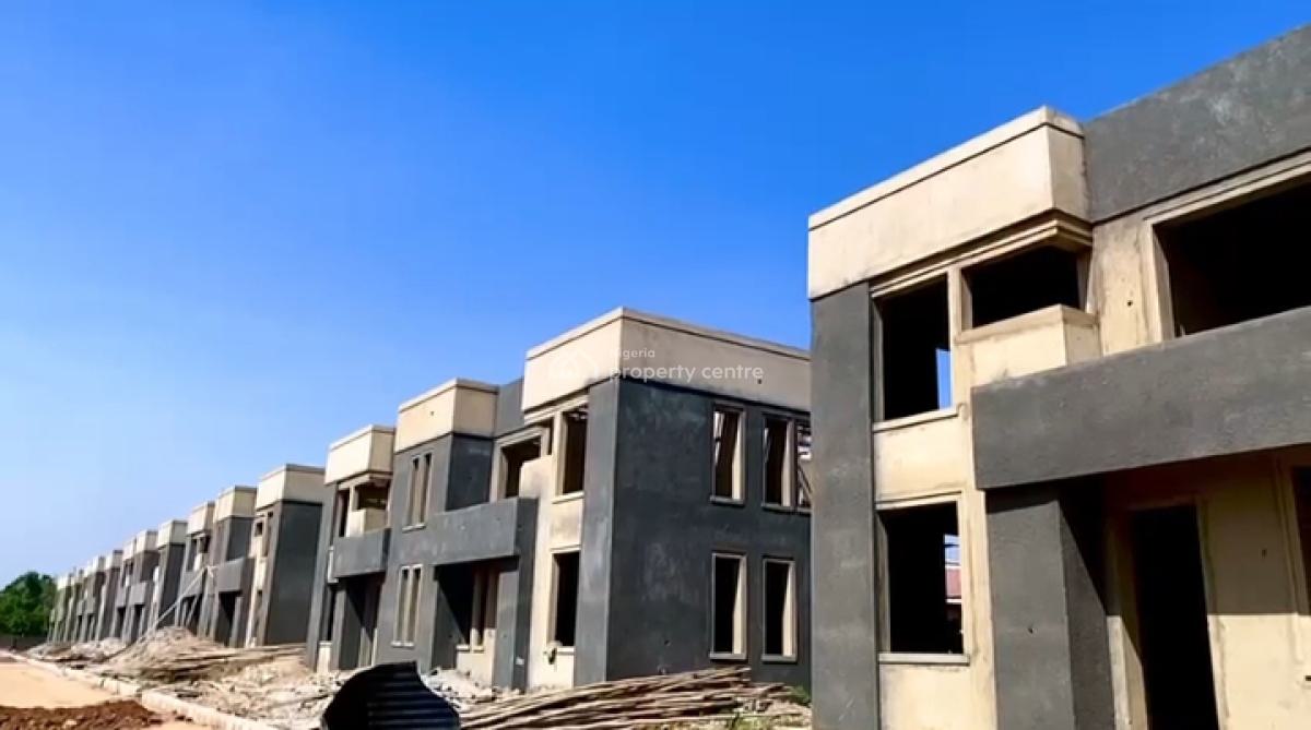 Carcass 3 Bedroom Terrace Duplex., Nile University Gate, Idu Industrial, Abuja, Terraced Duplex for Sale