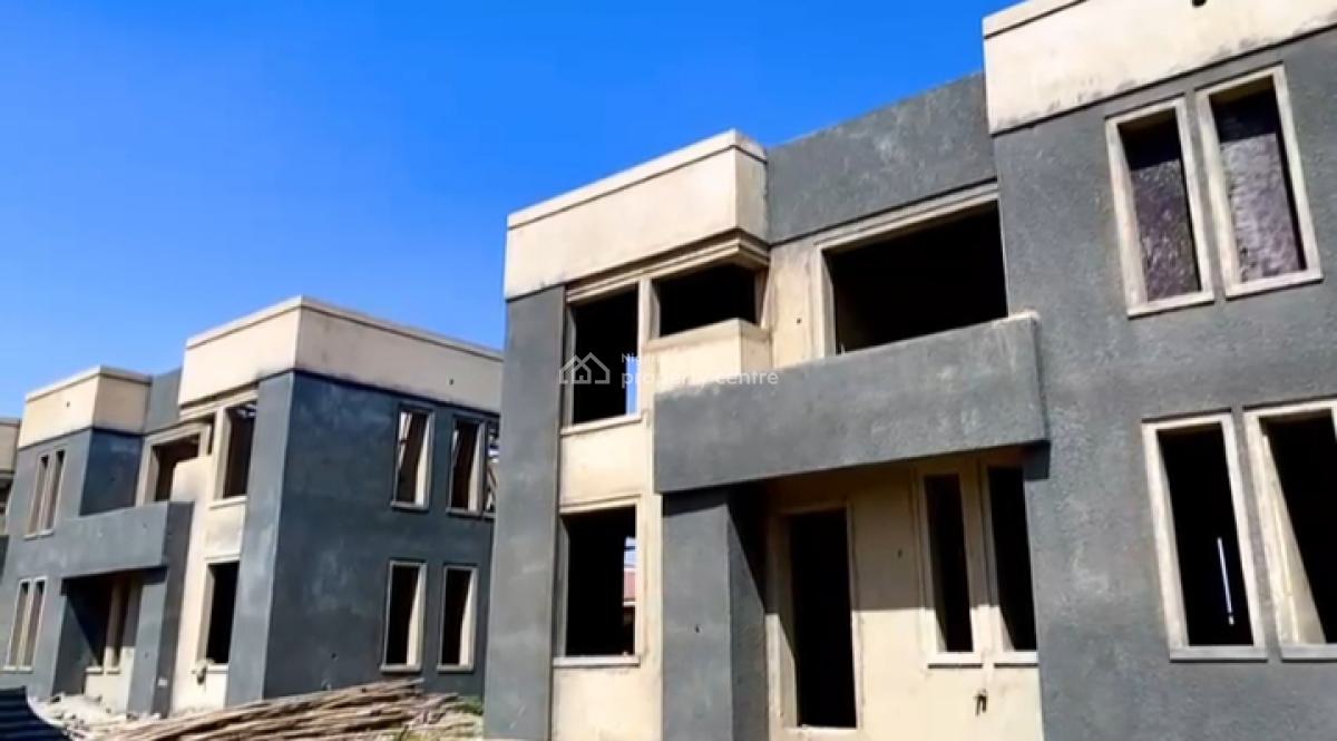 Carcass 3 Bedroom Terrace Duplex., Nile University Gate, Idu Industrial, Abuja, Terraced Duplex for Sale